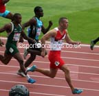 Richard Kilty in the heats of the 100 metres at the 2014 Commonwealth Games, Glasgow. Photo: David T. Hewitson/Sports for All Pics